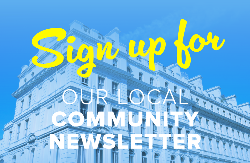 Sign up for our local community newsletter by Conservatives Lancaster Gate