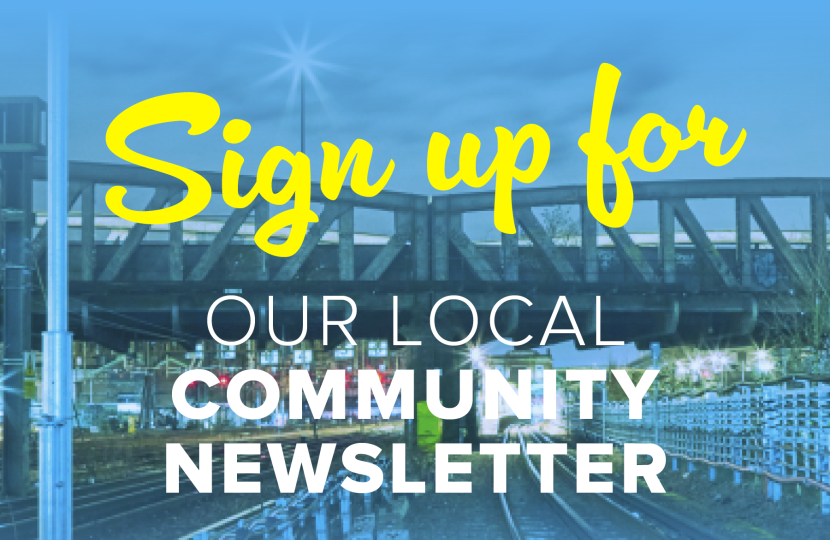 Sign up for our local community newsletter by Conservatives Westbourne