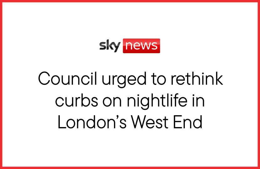 Council urged to rethink curbs on nightlife in London's West End