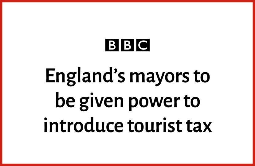 England's mayors to be given power to introduce tourist tax