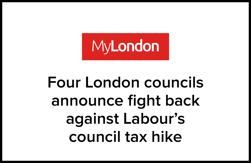 Four London councils announce fight back against Labour's council tax hike