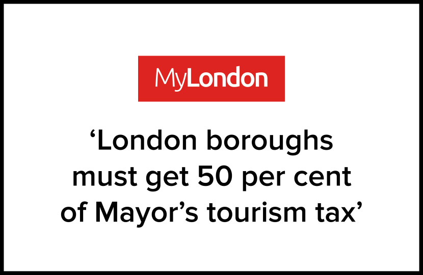 London boroughs must get 50 per cent of Mayor's tourism tax