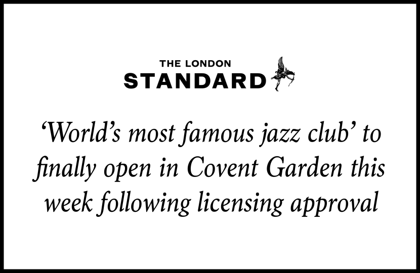 'World's most famous jazz club' to finally open in Covent Garden this week following licensing approval