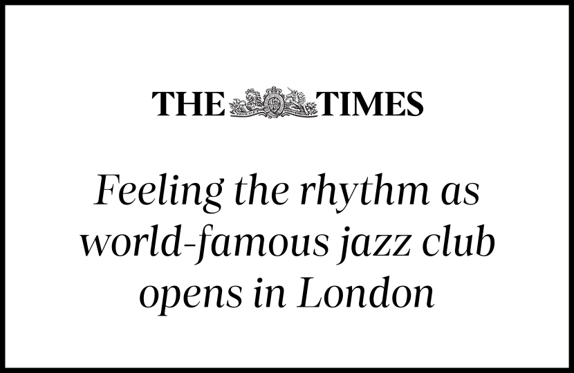 Feeling the rhythm as world-famous jazz club opens in London
