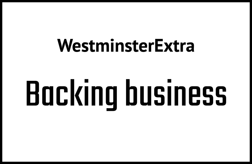 Westminster Extra: Backing business