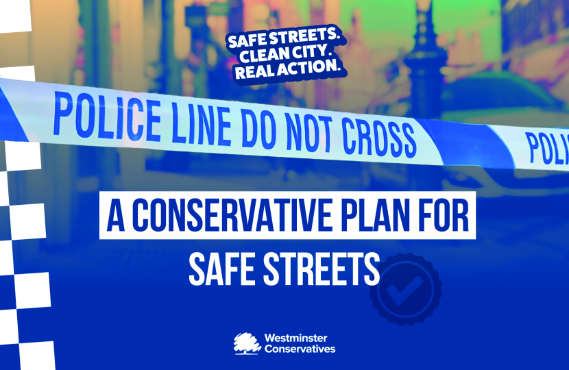 Police tape with A Conservative Plan for Safe Streets