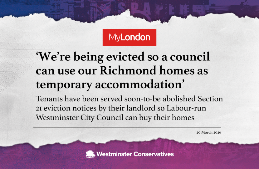Residents are soon to be evicted due to Labour's council can buy their homes