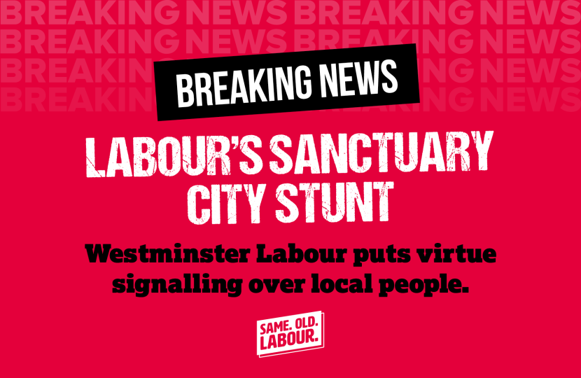 Breaking news on labour's sanctuary city stunt