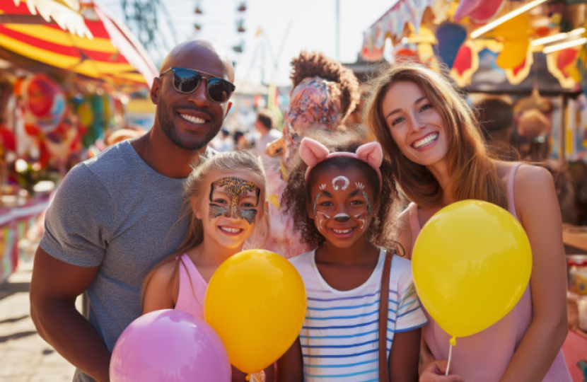 People enjoying the summer