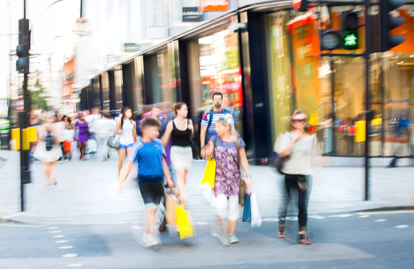 Oxford Street shoppers