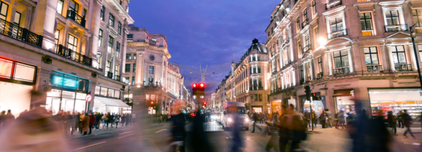 Oxford Street at Christmas