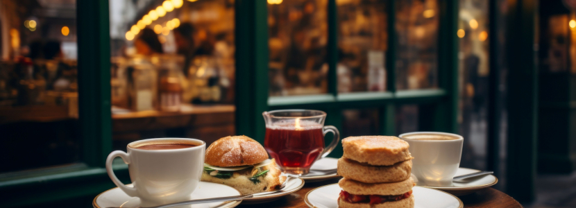 London hospitality venue (AI generated)