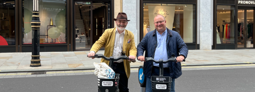 Tim Barnes with Cllr Paul Swaddle