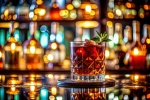 luxurious cocktail bar (AI generated)