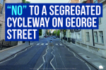 No to a segregated cycleway