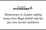 Homeowners in London making money from illegal Airbnb-style lets face new tax-led crackdown