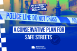 Police tape with A Conservative Plan for Safe Streets