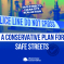 Police tape with A Conservative Plan for Safe Streets