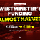 Labour's Budget: Westminster's funding almost halved, from £219m to £119m. All we're asking for is a fair deal
