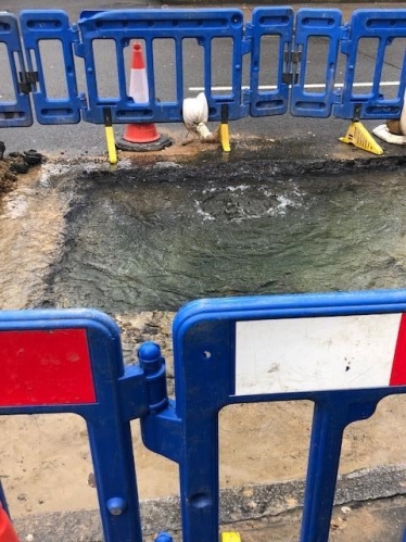 water leak