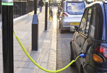 Electric Car stock image 