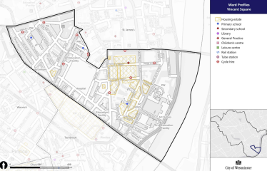 Map of Vincent Square 