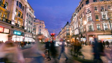 Oxford Street at Christmas