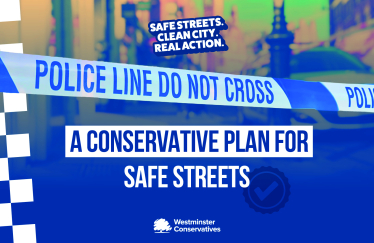Police tape with A Conservative Plan for Safe Streets