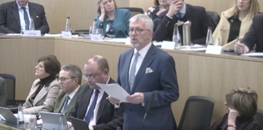 Cllr Tim Mitchell at Full Council