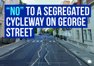 No to a segregated cycleway