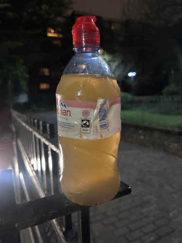 Sample of contaminated water