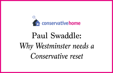 ConHome: Why Westminster needs a Conservative reset