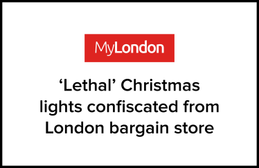 'Lethal' Christmas lights confiscated from London bargain store