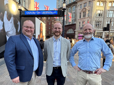 Conservative Councillors Paul Swaddle, Paul Fisher and Tim Barnes
