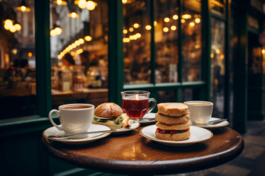 London hospitality venue (AI generated)