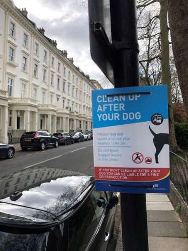 Dog Poo Sign