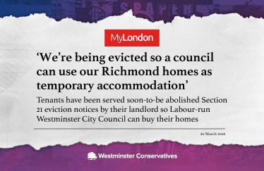 Residents are soon to be evicted due to Labour's council can buy their homes
