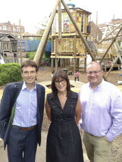 Photo of the event at Adventure Play Hub, St John’s Wood Terrace, which held a summer reception on 13 July 