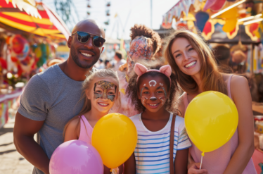 People enjoying the summer