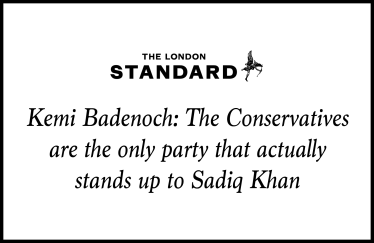 Kemi Badenoch: The Conservatives are the only party that actually stands up to Sadiq Khan