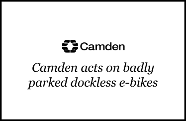 Camden Council: "Camden acts on badly parked dockless e-bikes"